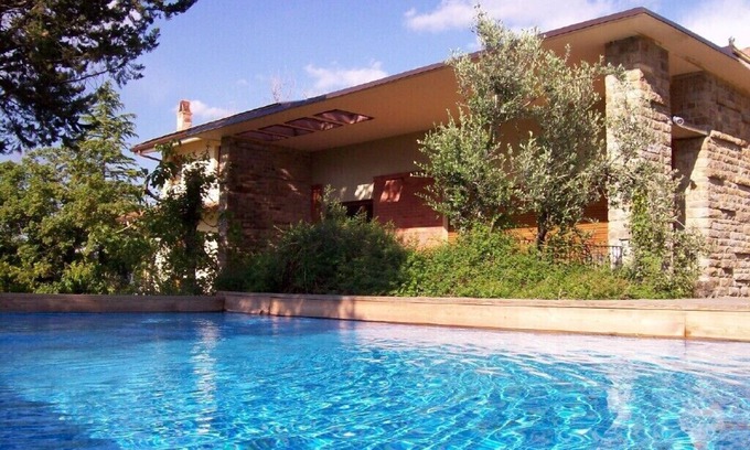 Pergine Valdarno Villa | Idyllic Villa with Pool, Ocean View & Steps to Town
