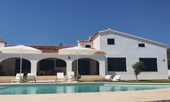 Ciutadella de Menorca Ski Chalet | Exclusive Villa with Pool and Breathtaking Sea View