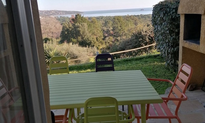 Sainte-Lucie-de-Porto-Vecchio House | Serene Villa with Panoramic Sea Views and Garden Oasis