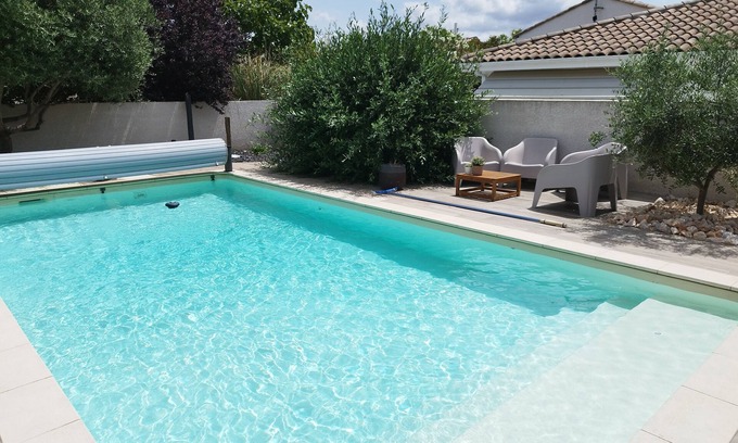 Lieuran-les-Beziers Villa | Idyllic Villa with Pool, 15 Min to Beaches & Mountains