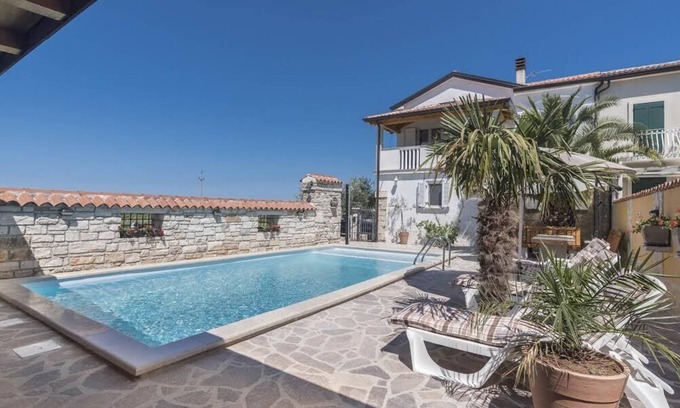 Savudrija Villa | Idyllic Villa with Heated Pool Overlooking the Sea