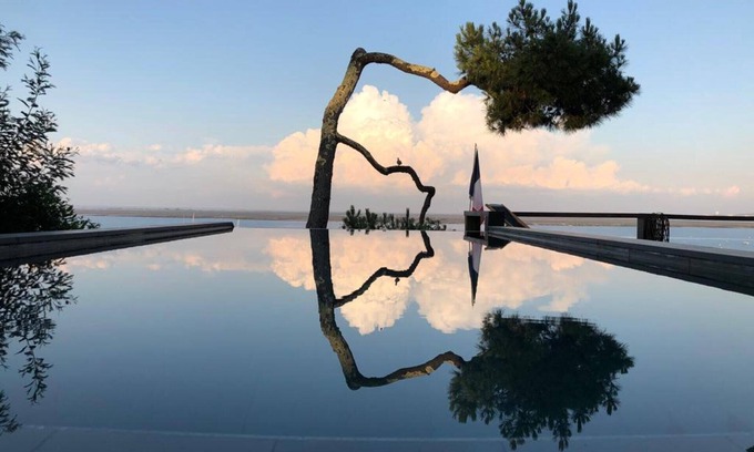 Cap-Ferret House | Villa with Panoramic Bay View, Private Pool & Spa Access