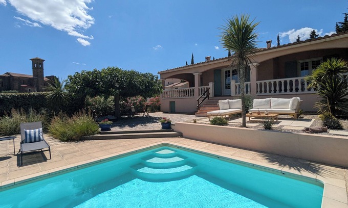 Montouliers Villa | Villa with Panoramic Views - Pool & Sleeps 10
