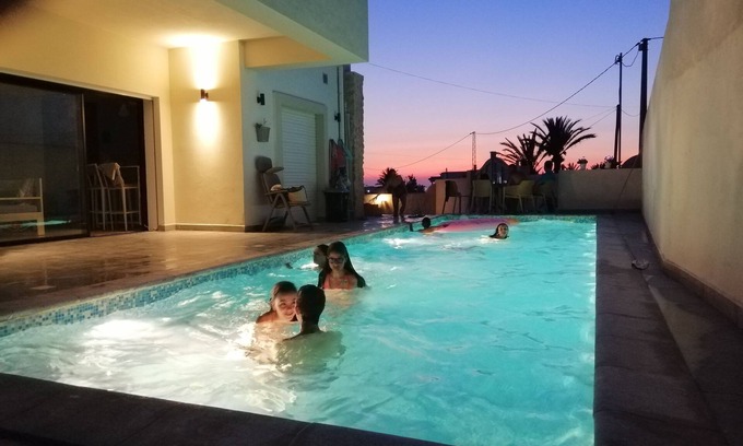 Chergui Villa | Sea View Bungalow with Pool Ideal for Family Getaways