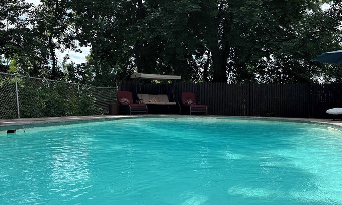 Newton House | Elegant Villa with Private Heated Pool in Elite Boston Area
