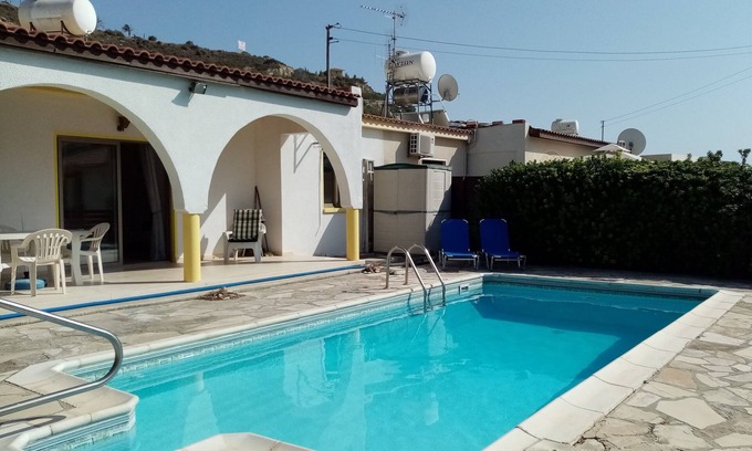 Pissouri Villa | Relaxing Villa with Private Pool & Garden in Peaceful Area