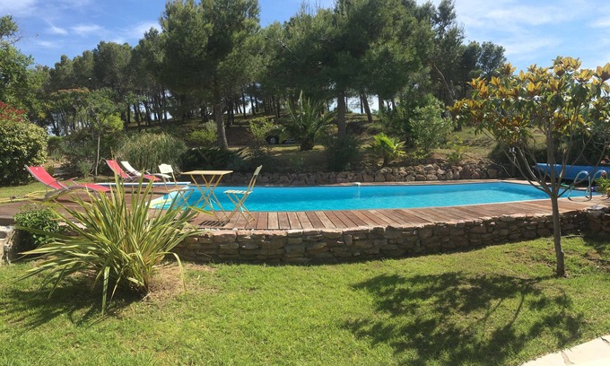 Montouliers Villa | Villa "Las Aguilas": Serene Oasis with Pool & Ocean Views