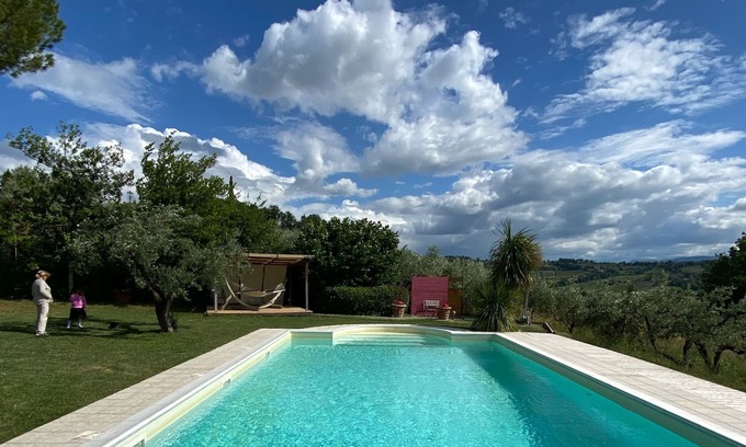 Pietrauta Villa | Villa with swimming pool among olive groves and vineyards