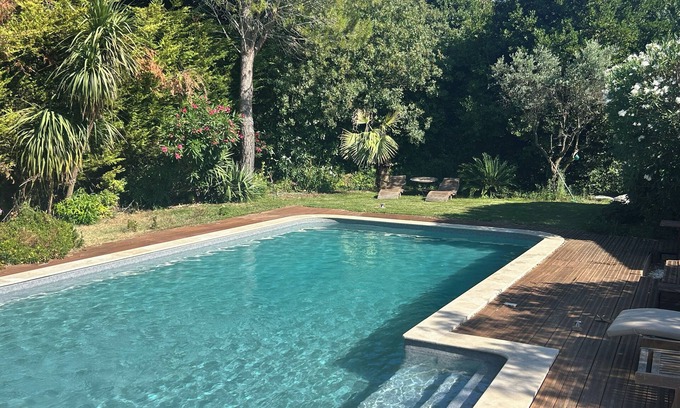 Arles Villa | Villa with swimming pool in a large garden dotted with olive trees