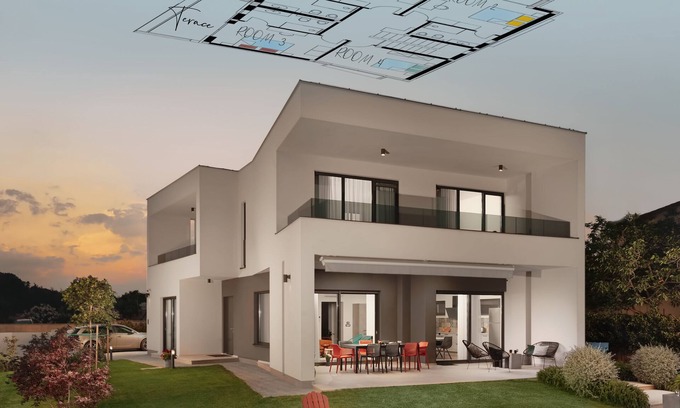 Vintijan Villa | Villa Zen: Tranquil Retreat with Ocean View & Pool in Pula