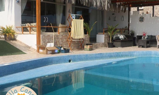 Punta Sal Apartment | Idyllic VillaCanoas de Punta Sal: Family Bungalow with Pool