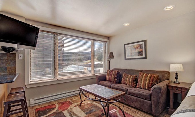 Peak 9 Apartment | Guest Rated 9/10 at Village at Breck V4208 with Pool Access