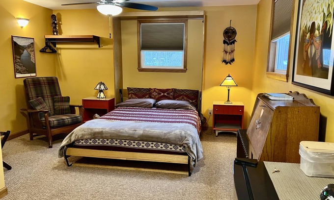 Saranac Lake House | Peaceful Village Hideaway: 9.8 Rated with Private Entrance