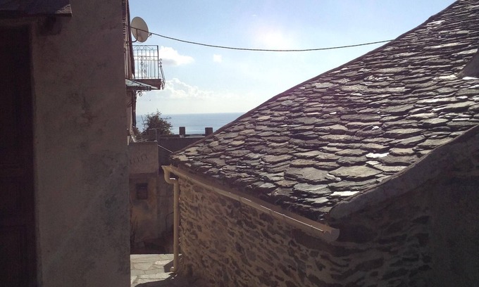 Mausoleo House | Cozy Village House Near Bastia with Ocean View & Pool