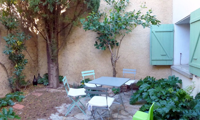 Leucate House | Charming Village House with Patio & Breakfast Included