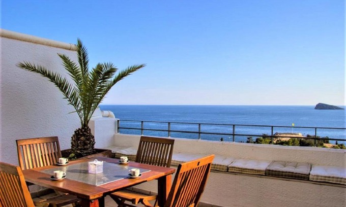 Benidorm Apartment | Oceanfront Villamarina Duplex with Pool & Pet-Friendly Stay