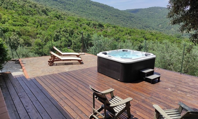 Terracina House | Villamaura: Nature Retreat with Pool and Ocean Views