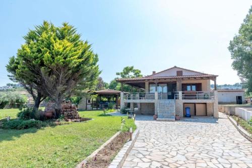 Ormos Panagias Villa | Oceanfront Villas Ormos Palace: Guest Rated 9.8 & Pet Friendly