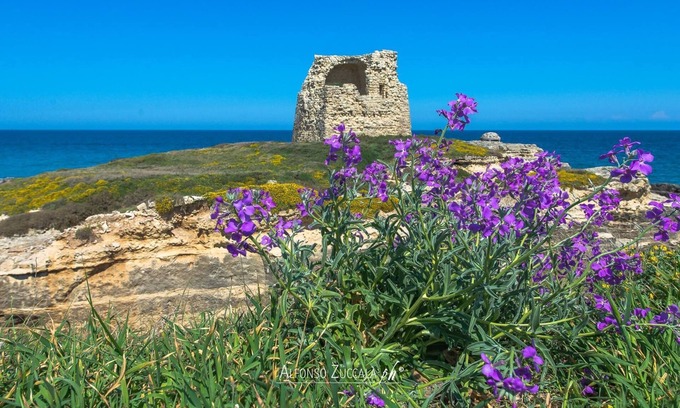 San Foca Villa | Sea View Vacation Home in San Foca with Garden & Pool