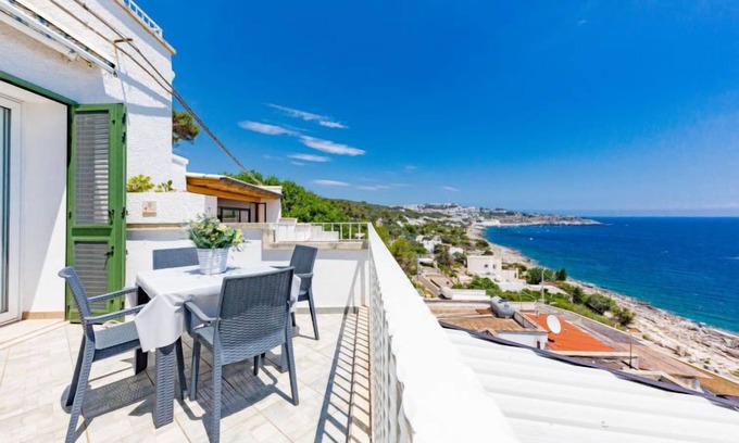 Castro Marina Apartment | Relax at Sun & Sea Terrace with Oceanfront Views