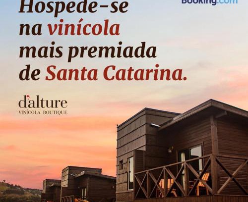 Sao Joaquim Apartment | Relax at Vinícola D'alture - Cabana Casal with Spa & Dining