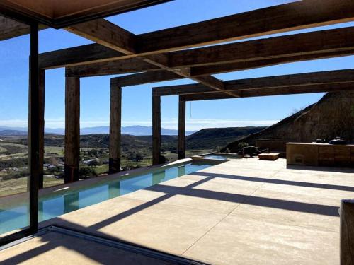El Sauzal House | Elegant Vineyard Desert House with Oceanfront Pool Access
