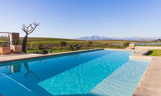 Riebeek Kasteel House | Relax at Vineyard Views Country House with Pool & Breakfast
