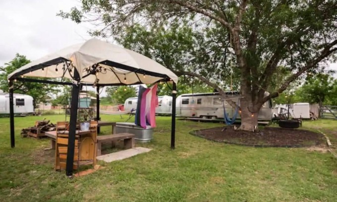 Travis County Cabin | Unique Vintage Glamping Experience Near Austin Awaits!