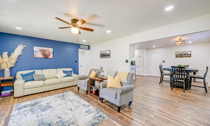 Visalia House | Pet-Friendly Visalia Vacation Rental with Yard Near Downtown