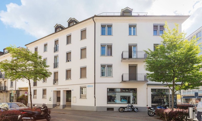 Werd Apartment | Convenient Stay at VISIONAPARTMENTS Zurich with Kitchen Access
