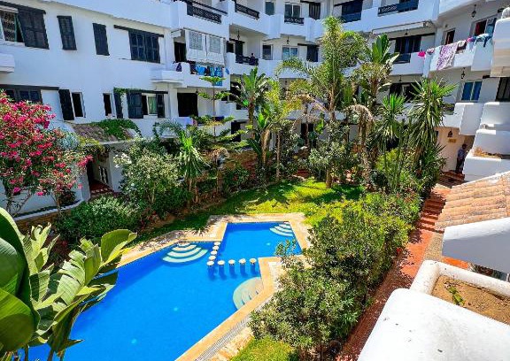 Oued Laou Apartment | Relax in Oued Laou - Jawhara with Oceanfront Pool Views