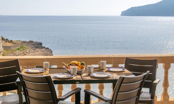 Sant Elm Apartment | Oceanfront Vista Azul 1: Family-Friendly Retreat Awaits