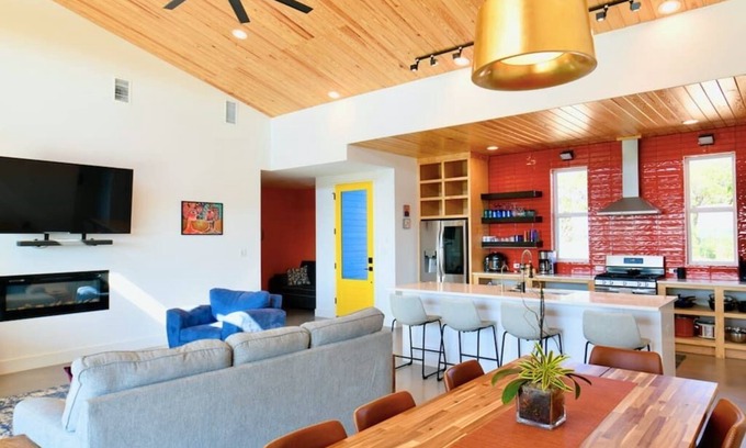 Johnson City House | Vista Azul: Scenic Views, Relaxing Pool & Inviting Spa