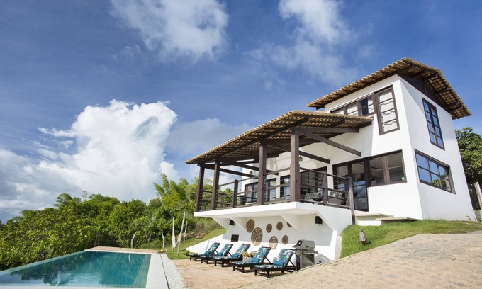 Porto de Pedras Cottage | Incredible Vista with Pool: Top-Rated Getaway in Brazil