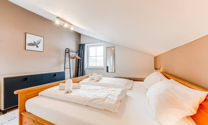 Unterjoch Apartment | Scenic VYLD Hotel: Eagle View with Fireplace & Spa