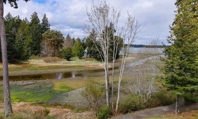 Regional District of Nanaimo Apartment | Oceanfront Retreat with Breathtaking Views and Amenities
