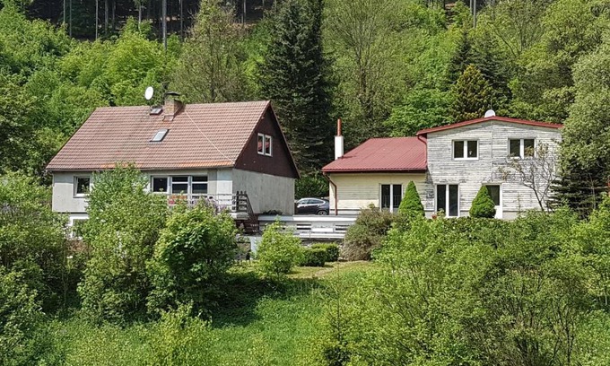 Jachymov Apartment | Waldhaus: Guest Rated 9/10 with Pool and Pet-Friendly Perks