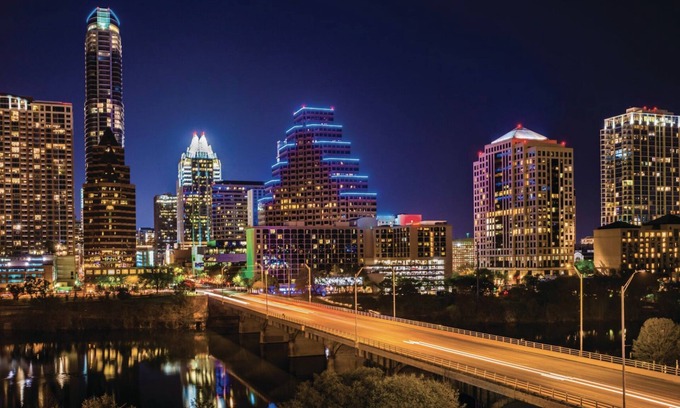 Civic District Resort | Prime Location: Wyndham Austin Resort with Rooftop Pool