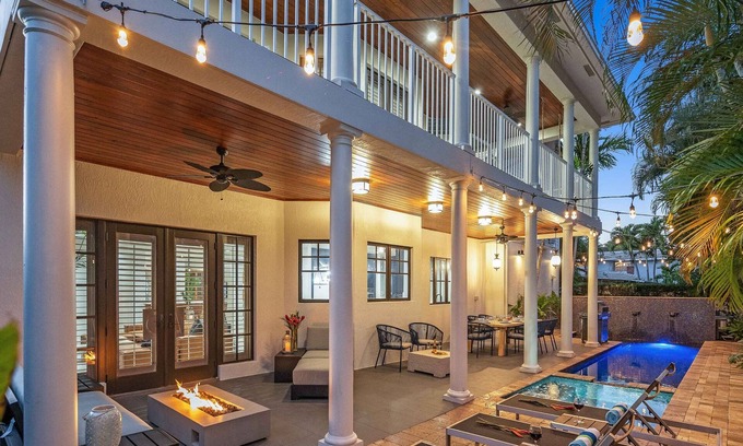 Harbordale House | Beachside Retreat with Heated Pool & Ocean Views at Hemingway Key