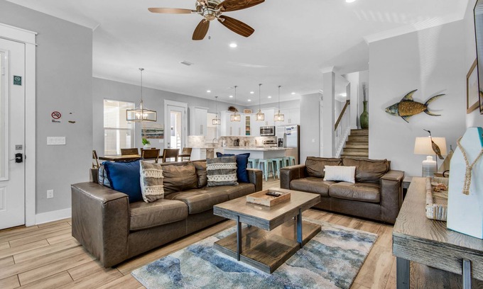 Emerald Waters Village House | Steps to the Beach: 4BR Sea Ya Sun with Pools & Ocean Views