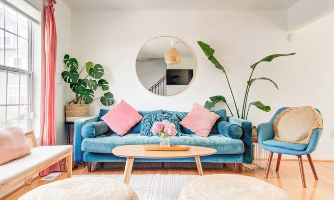 North Beach House | Tranquil Plant-Filled Oasis Steps from Beach Town