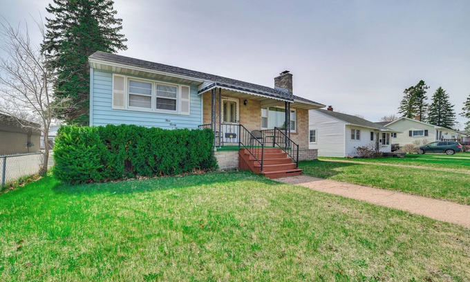 Alpena House | Walk to Beach: Lake-View Home in Alpena!