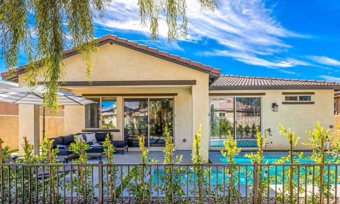 Indio House | Desert Paradise: Walk to Coachella with Private Pool & Arcade
