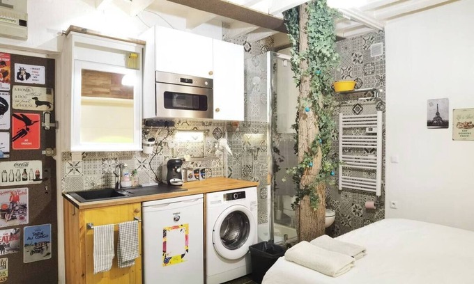 15th Arrondissement Apartment | Walk to Eiffel Tower from Charming Studio/15 arr/for 2