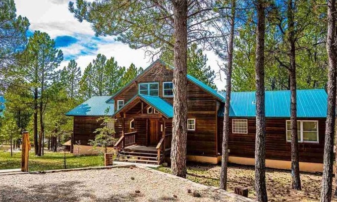 Angel Fire House | Rustic Chalet with Hot Tub & Views, Rated 10/10 by Guests