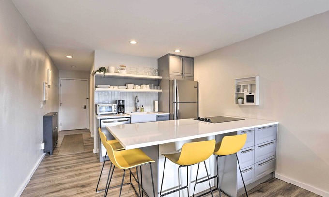 Frisco Apartment | Stylish Frisco Studio: Steps from Main Street & Family-Friendly