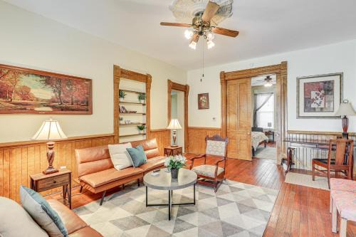 Medina Apartment | Walk to Medina Public Square 1880 Historic Home