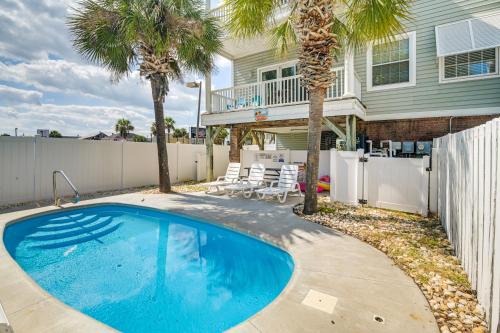 Surfside Beach House | Beach House Retreat with Pool, Steps from Surfside Beach