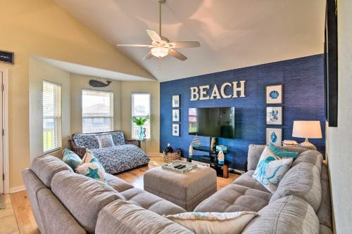 Galveston House | Inviting Galveston Home Steps from Sea Isle Beach