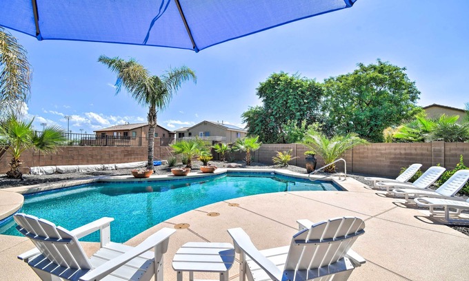 Orchards House | Beautiful Arizona Villa with Pool Near Surprise Stadium